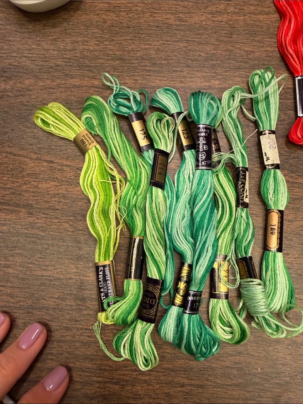 Vintage Embroidery Floss Assortment - Multicolor Set
